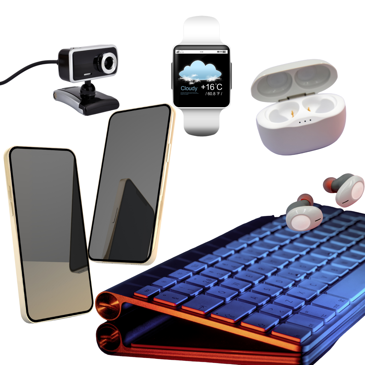 Headphones and gadgets