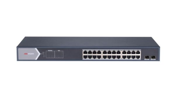 Hikvision L2 Smart Managed 24 Gigabit PoE ports 2 Gigabit SFP ports 802.3af