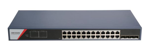 Hikvision L2 Smart Managed 24 Gigabit PoE ports 4 Gigabit SFP ports 802.3af