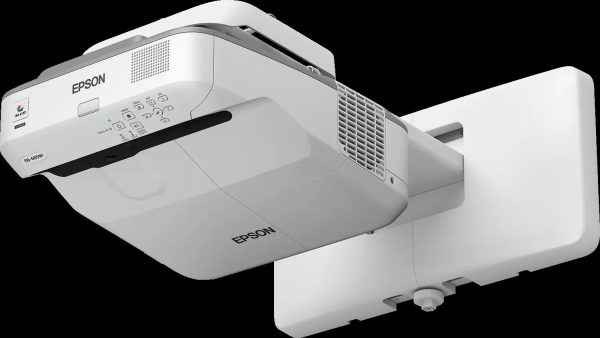 Epson 3500lm WXGA 1280 × 800 16:10 Lamp USB 2VGA 3HDMI RS-232C Wi-FiOptional NoBag White BracketIncl UltraShortThrow 3500lm WXGA Projector