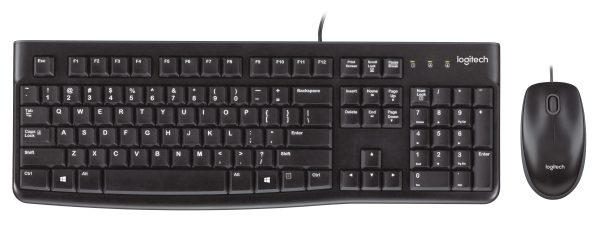 Logitech MK120 - Wired Keyboard and Mouse combo- USB