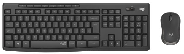 Logitech MK295 - Wireless Keyboard and Mouse combo- USB - Silent