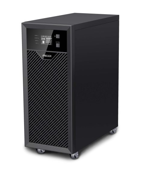 Mecer INNOVA 10KVA ON-LINE TOWER UPS PF:0.9 wiith16 pcs -12 V 9Ah Internal Battery + SNMP card - (Battery Warranty 6 Months)