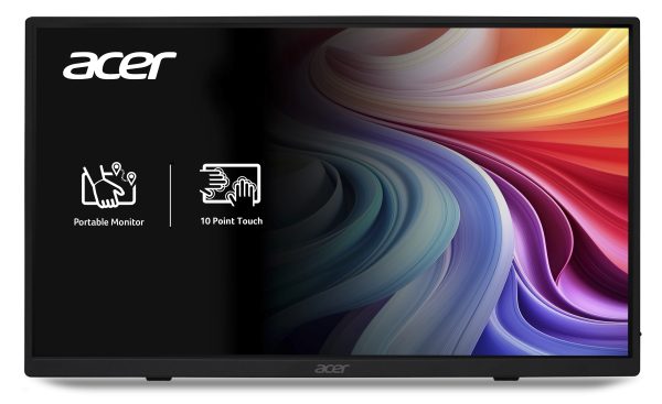 Acer 15.6" Portable Touch FHD IPS Screen 16:9 HDR10 1x miniHDMI + 2xType-C + Speakers + Audio out Wall Mountable Includes Cover (USB Type C Monitor