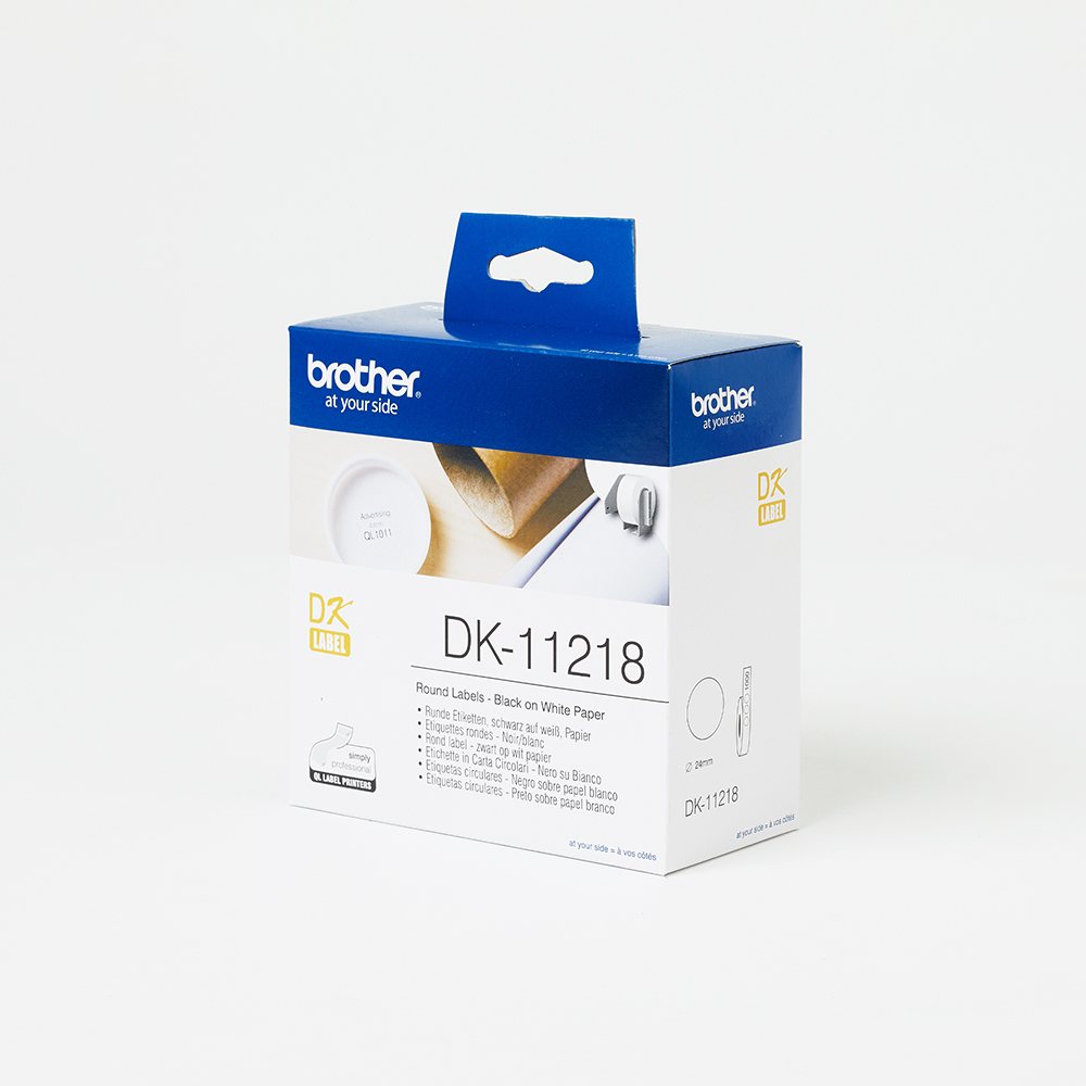 Brother 24MM Round Label 1000 labels per roll