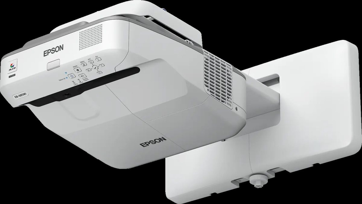 Epson 3500lm WXGA 1280 × 800 16:10 Lamp USB 2VGA 3HDMI RS-232C Wi-FiOptional NoBag White BracketIncl UltraShortThrow 3500lm WXGA Projector