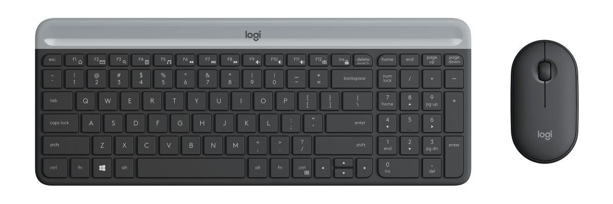 Logitech MK470 - Wireless Keyboard and Mouse combo- Slimline - USB